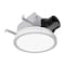 Anzzi Ceiling-Mounted Bathroom Exhaust Fan. 100 CFM, 2.0 Sone, LED Light Included EF-AZ108WH - alternate 1